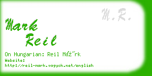 mark reil business card